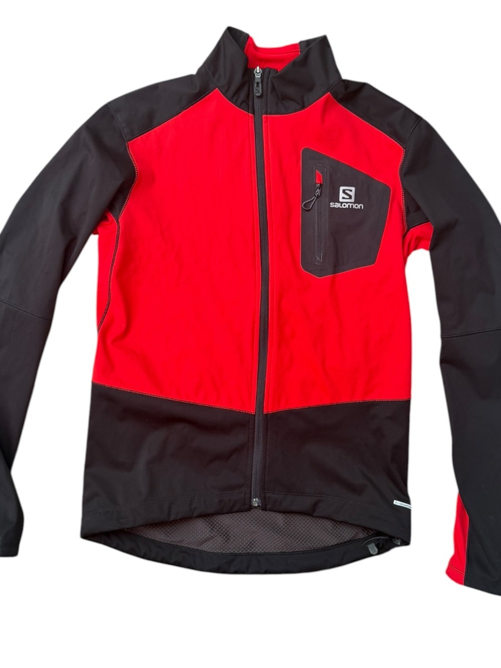 Salomon Men’s Red & Black Performance Athletic Softshell Jacket Size: S